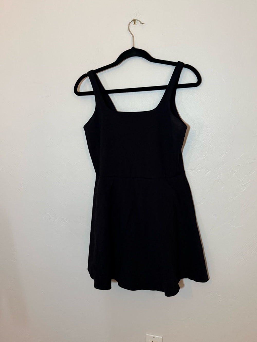 SPNAX | Black Square-Neck A-Line Sport Dress - Picture 6 of 9